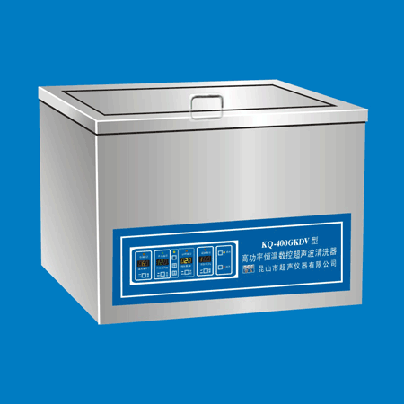 昆山舒美臺式高功率恒溫數控超聲波清洗器超聲波清洗機KQ-400GKDV